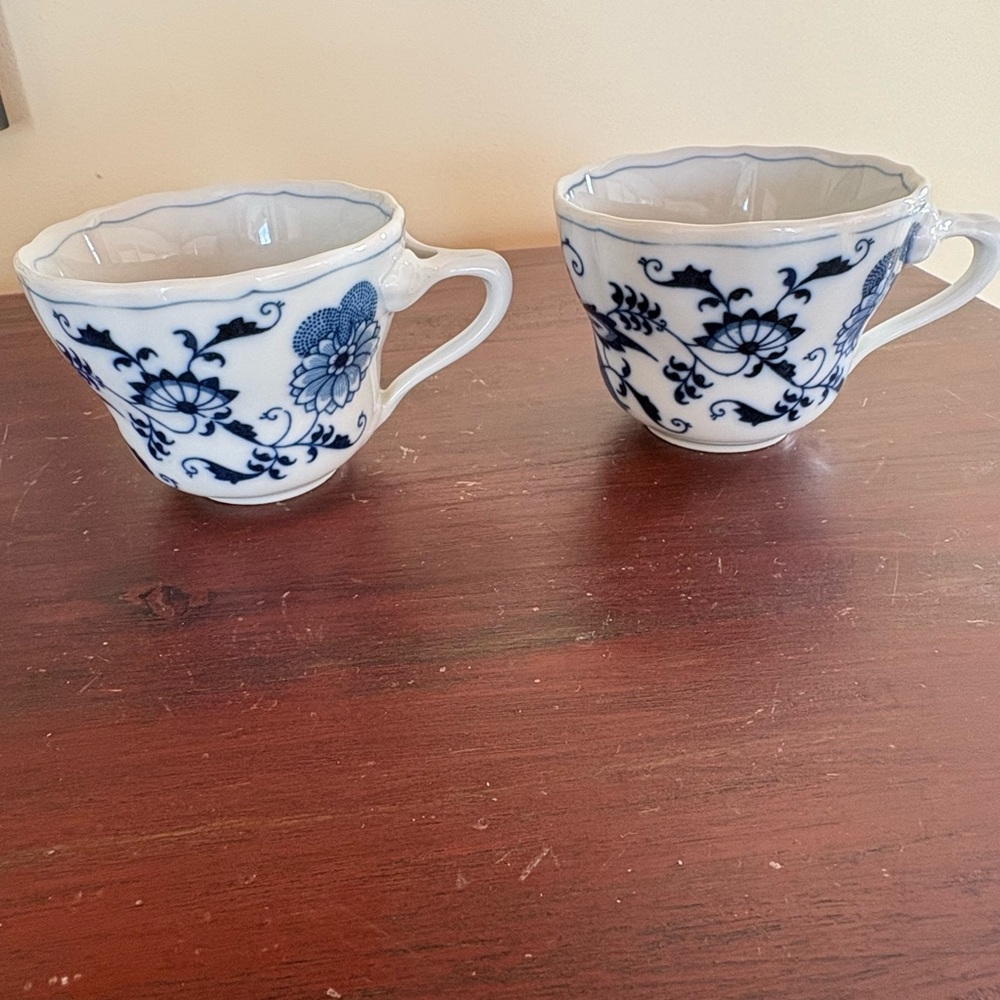 2 Blue Danube Japan Tea Cups Only